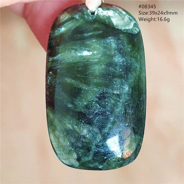 Green Seraphinite Pendant-ToShay.org