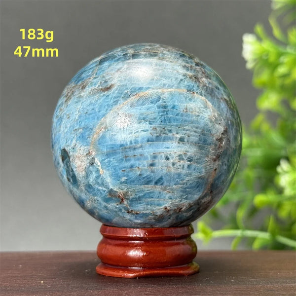 Blue Apatite Quartz Ball-ToShay.org