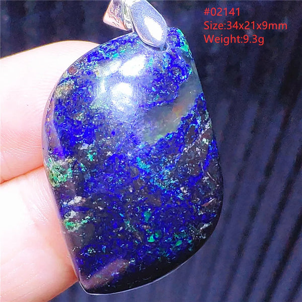 Blue Azulite Pendant-ToShay.org