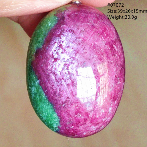 Red Ruby Zoisite Pendant-ToShay.org