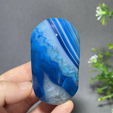 Blue Sapphire Striped Agate-ToShay.org