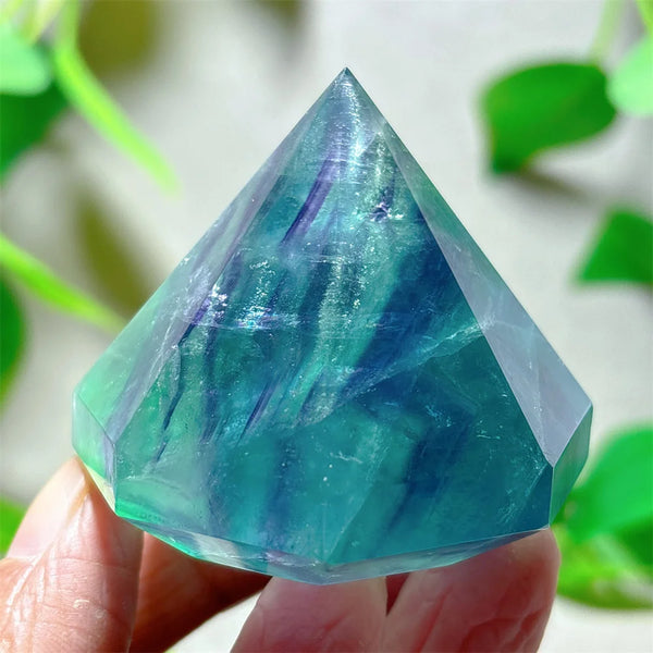 Rainbow Fluorite Diamond-ToShay.org