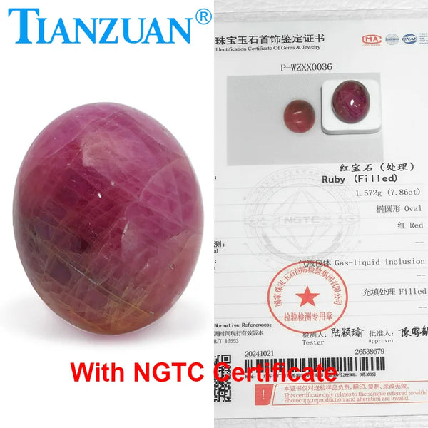 Red Ruby Cabochon-ToShay.org