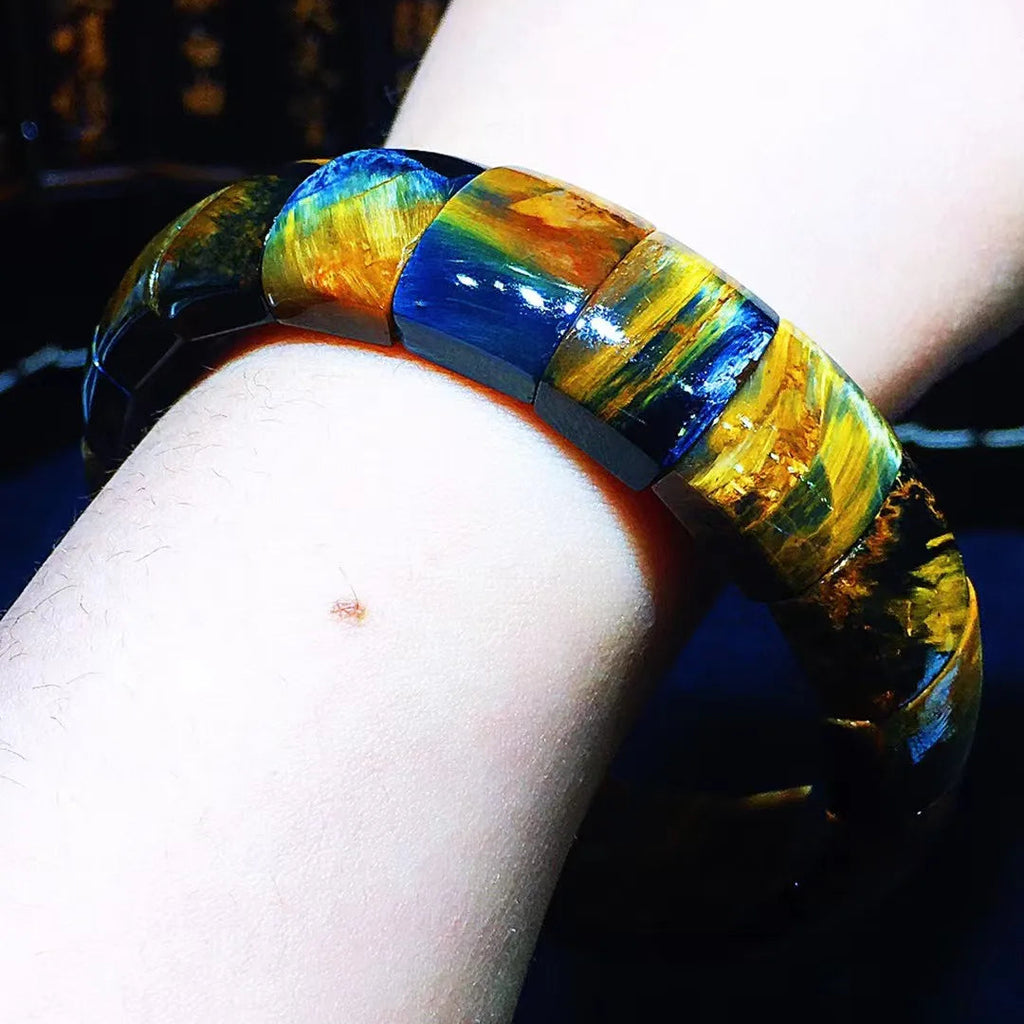 Yellow Pietersite Bracelet-ToShay.org