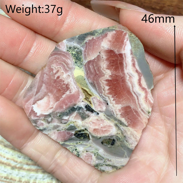 Pink Rhodochrosite Raw Rock-ToShay.org