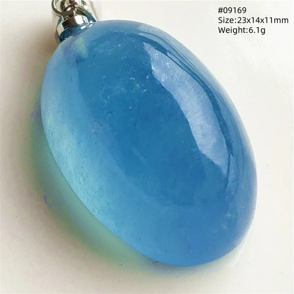 Blue Aquamarine Quartz Pendant-ToShay.org