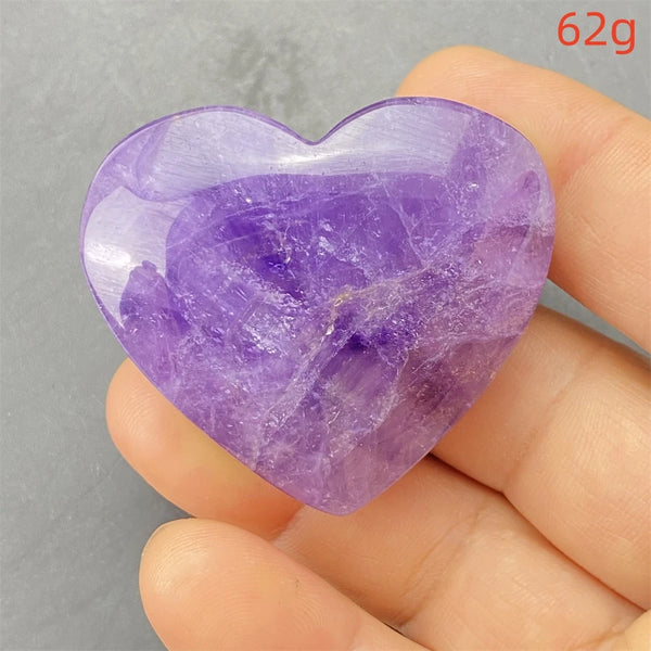 Purple Amethyst Hearts-ToShay.org