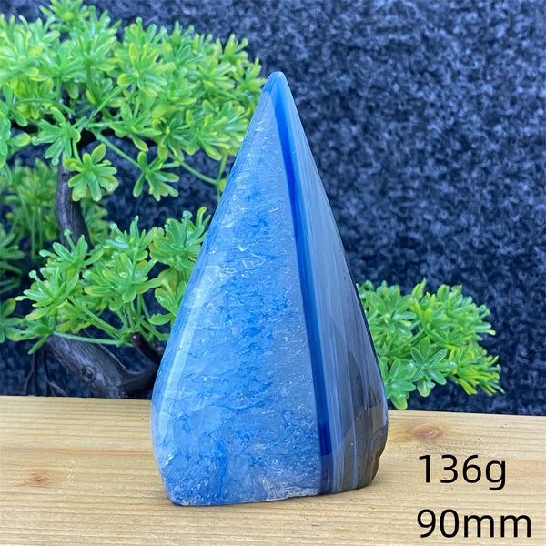 Blue Agate Torch-ToShay.org