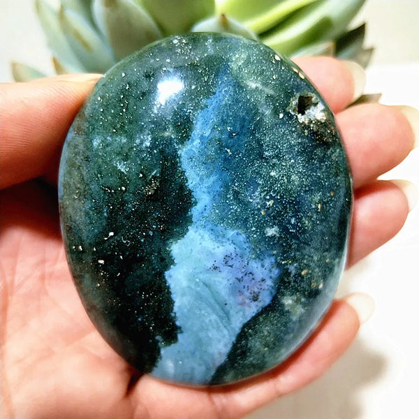 Ocean Jasper Palm Stone-ToShay.org