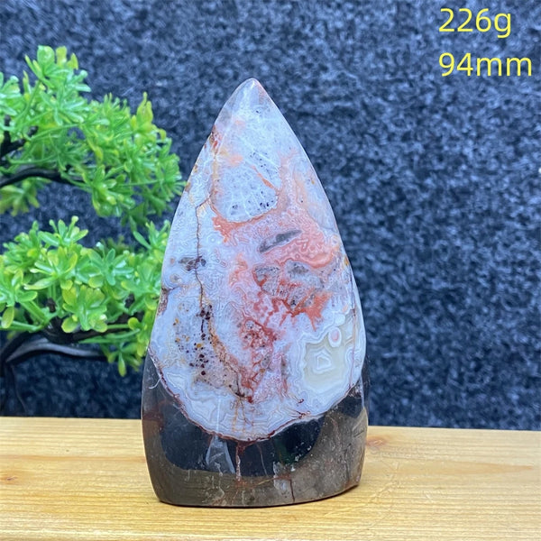 Blue Lace Agate Torch-ToShay.org