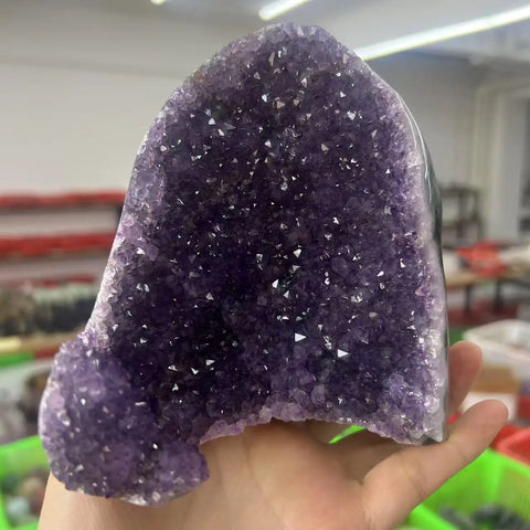 Purple Amethyst Quartz Cluster-ToShay.org