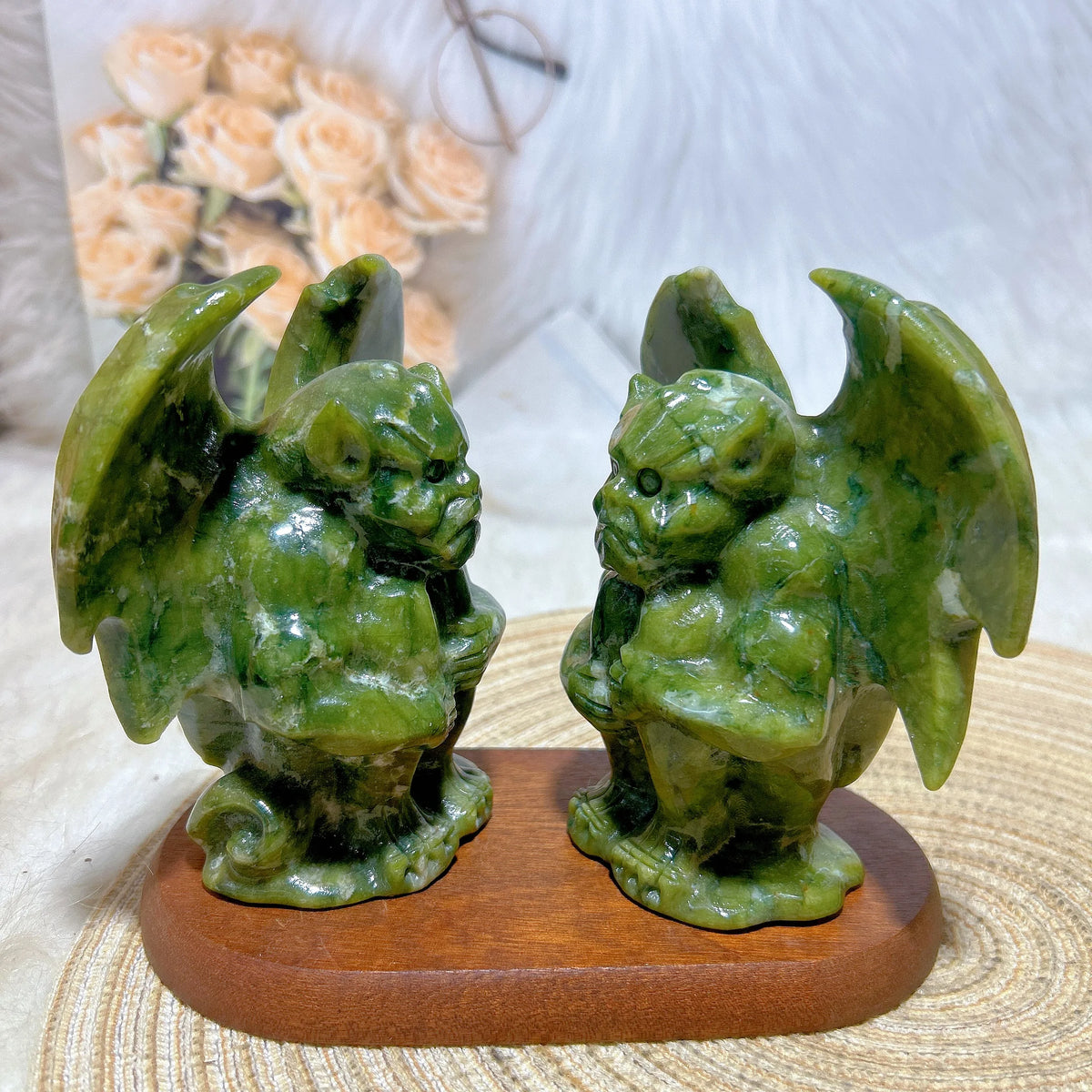 Green Jasper Gargoyle-ToShay.org