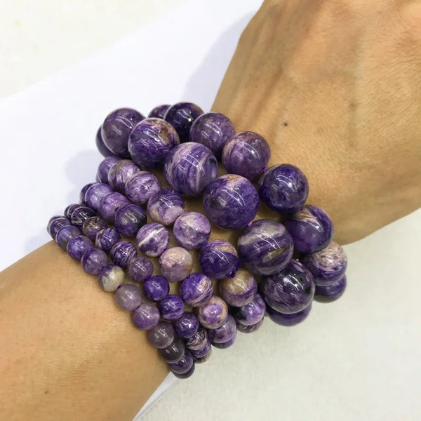 Purple Charoite Bracelet-ToShay.org