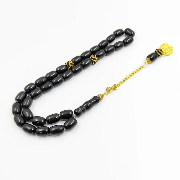 Black Agate Prayer Beads-ToShay.org