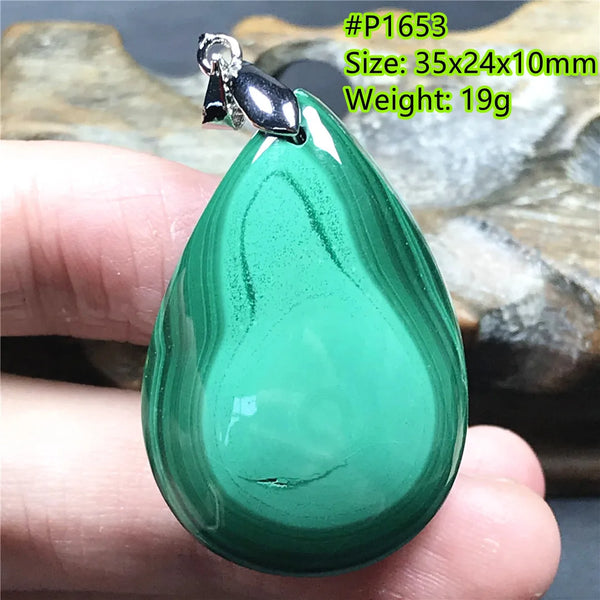 Green Malachite Pendant-ToShay.org