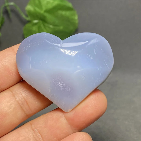 Blue Striped Agate Heart-ToShay.org