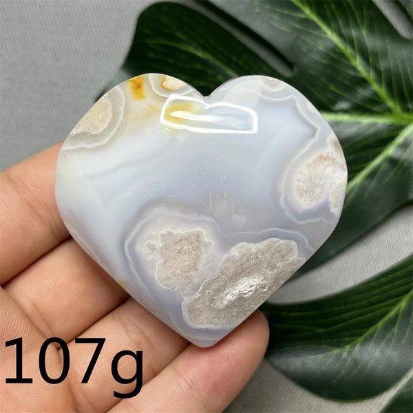 Pink Amethyst Agate Heart-ToShay.org