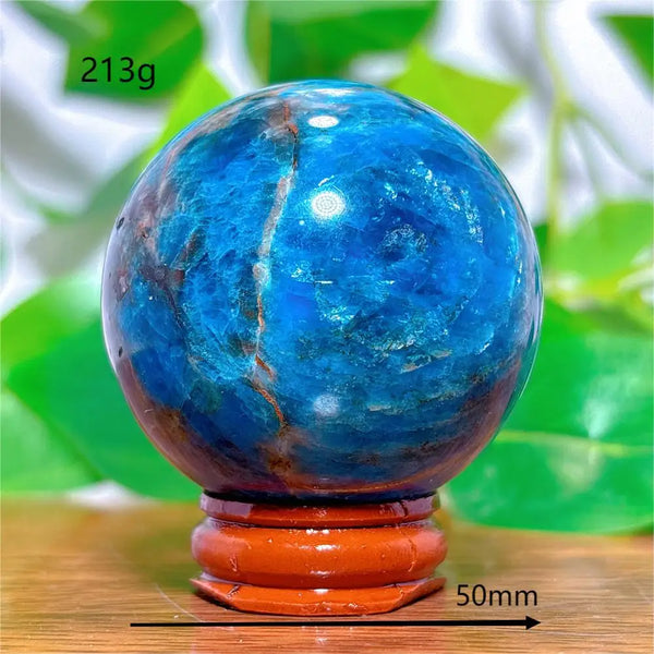 Blue Apatite Ball-ToShay.org