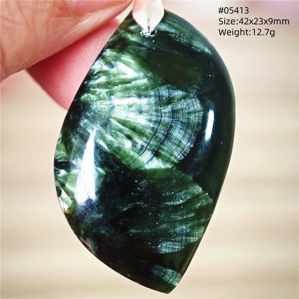 Green Seraphinite Pendant-ToShay.org