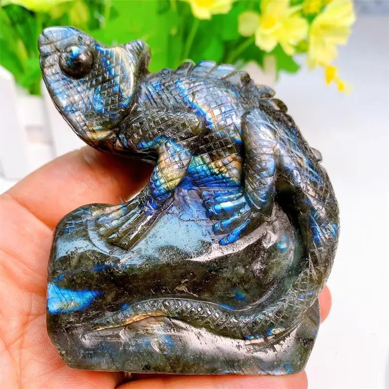Blue Labradorite Lizard-ToShay.org