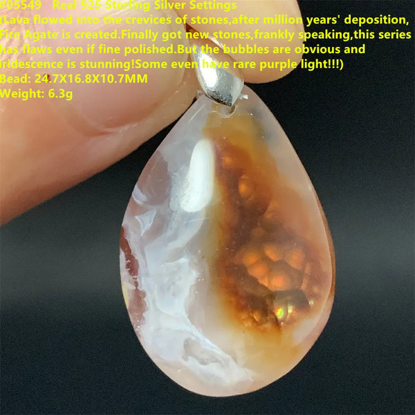 Red Fire Agate Pendants-ToShay.org