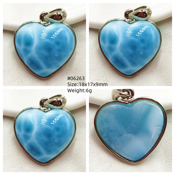 Blue Larimar Pendant-ToShay.org