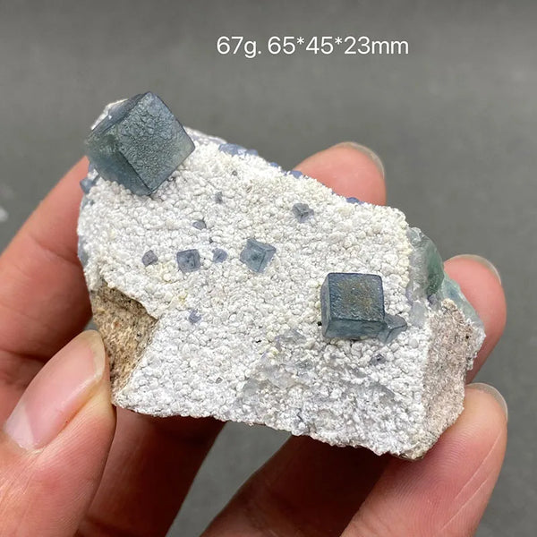 Blue Fluorite Crystal-ToShay.org
