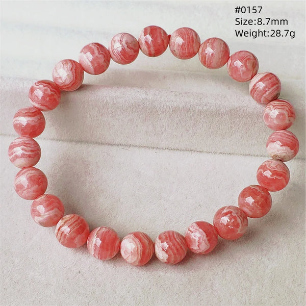 Red Rhodochrosite Bracelet-ToShay.org