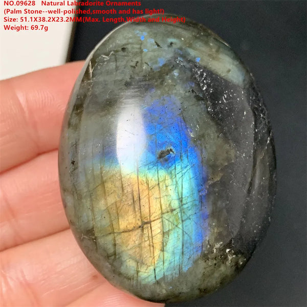 Orange Red Light Labradorite-ToShay.org