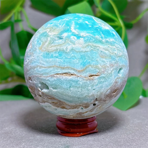 Blue Hemimorphite Ball-ToShay.org