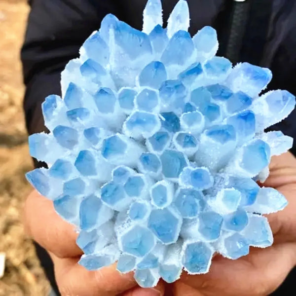 Blue Phantom Quartz Cluster-ToShay.org