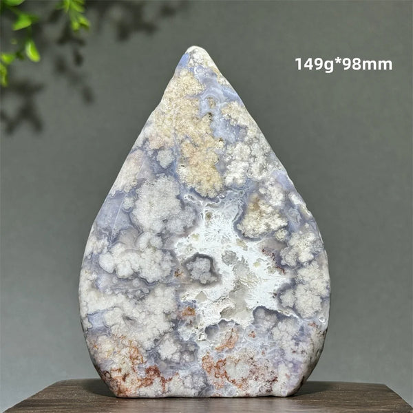 Blue Cherry Agate Torch-ToShay.org