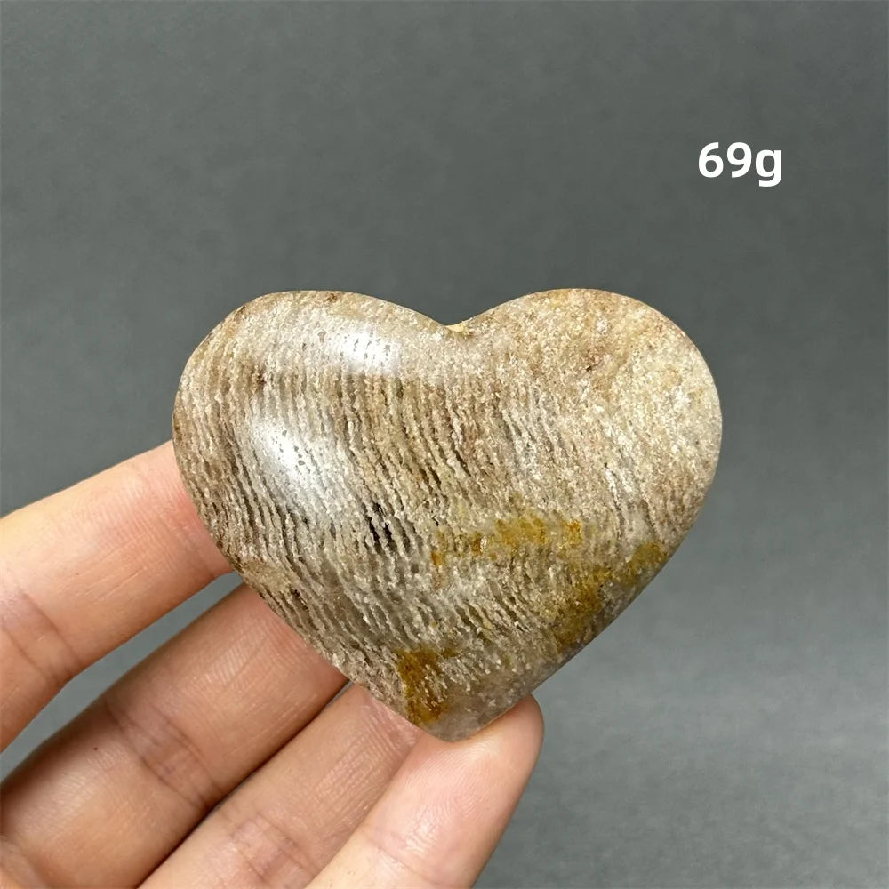 Green Ghost Quartz Heart-ToShay.org