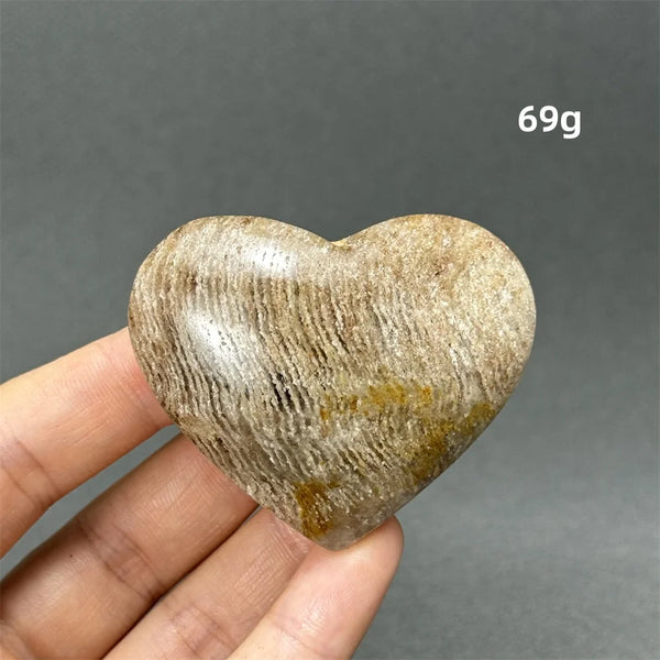 Green Ghost Quartz Heart-ToShay.org
