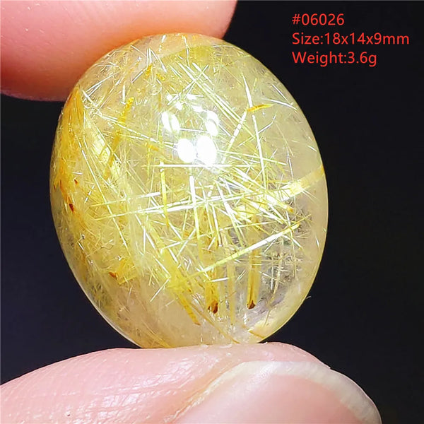 Gold Rutilated Quartz Pendant-ToShay.org