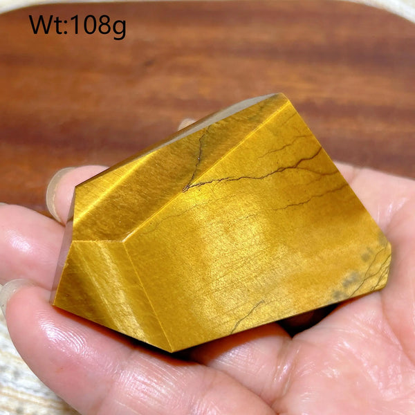 Blue Yellow Tiger Eye Stone-ToShay.org