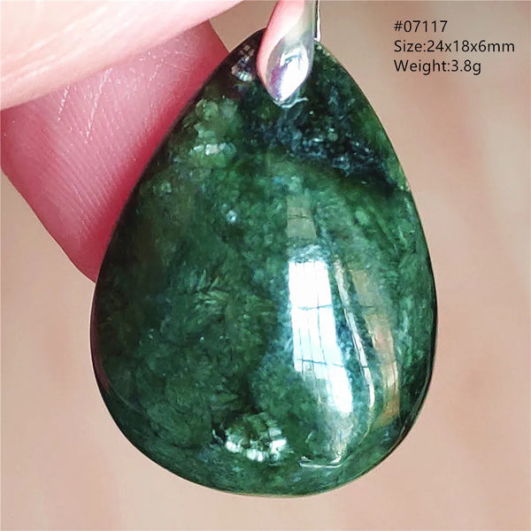 Green Seraphinite Pendant-ToShay.org