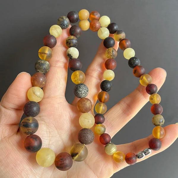 Yellow Amber Bead Bracelets-ToShay.org