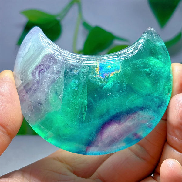 Rainbow Fluorite Moon-ToShay.org