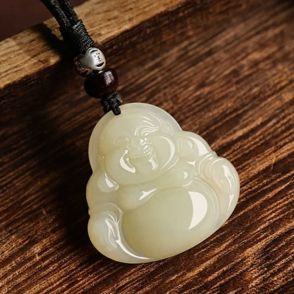Green Jade Buddha Pendant-ToShay.org
