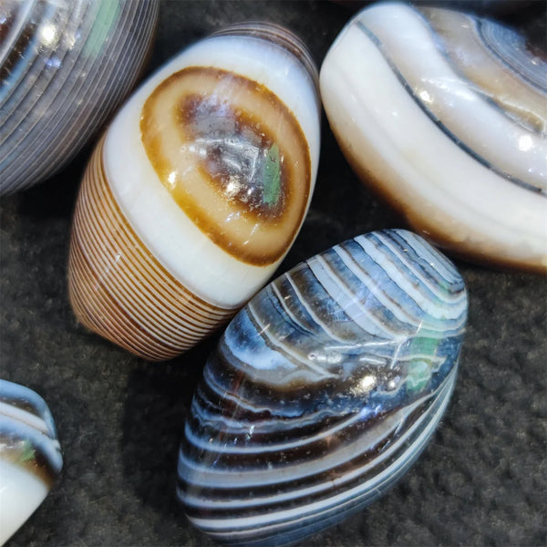 Blue Silk Agate Beads-ToShay.org