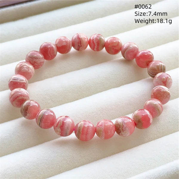 Pink Rhodochrosite Bracelet-ToShay.org