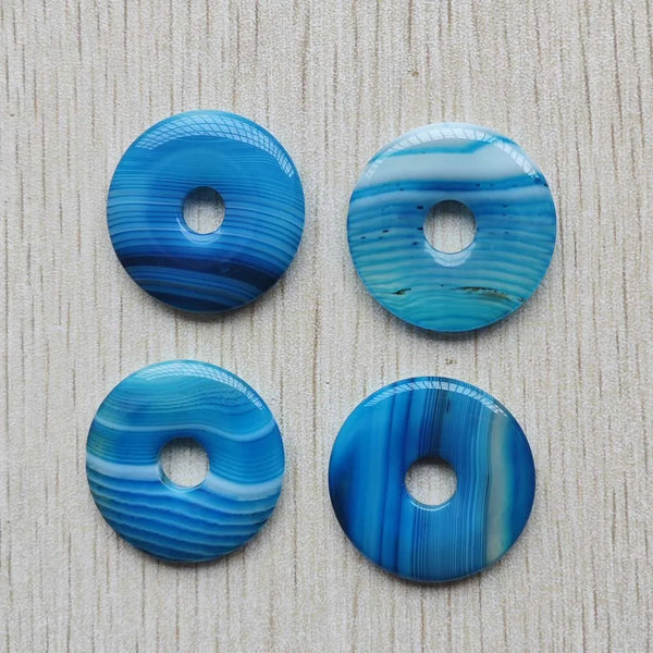 Mixed Stripe Onyx Donut Beads-ToShay.org
