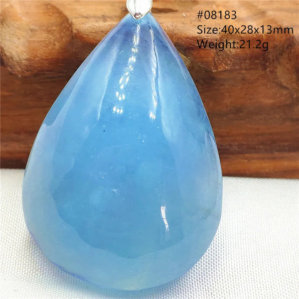 Blue Aquamarine Pendant-ToShay.org