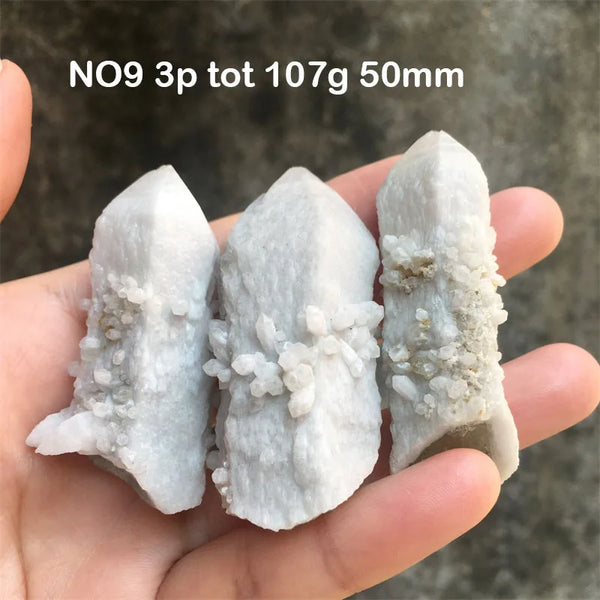 White Fluorite Cluster Point-ToShay.org