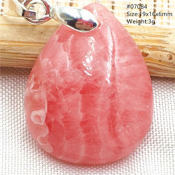 Red Rhodochrosite Pendant-ToShay.org