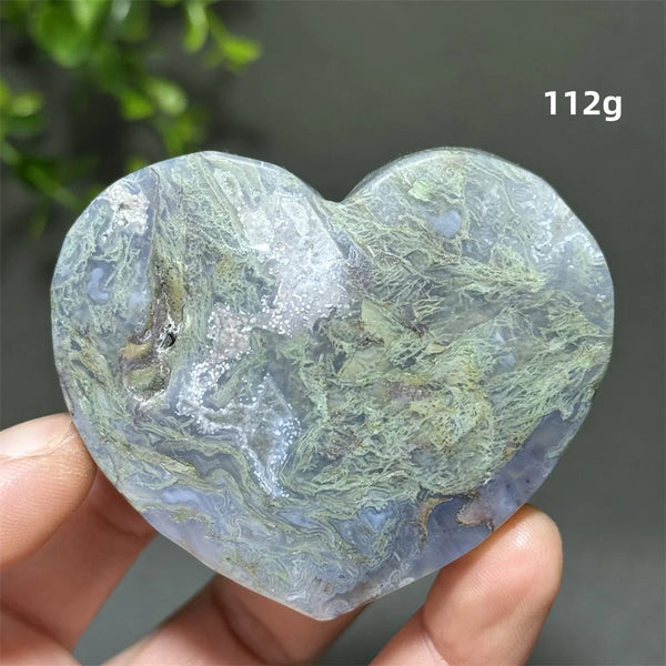 Green Aquatic Agate Heart-ToShay.org