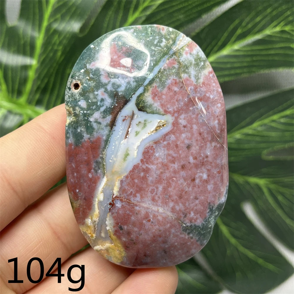 Sea Jasper Palm Stone-ToShay.org