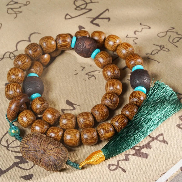 Brown Agarwood Barrel Beads-ToShay.org