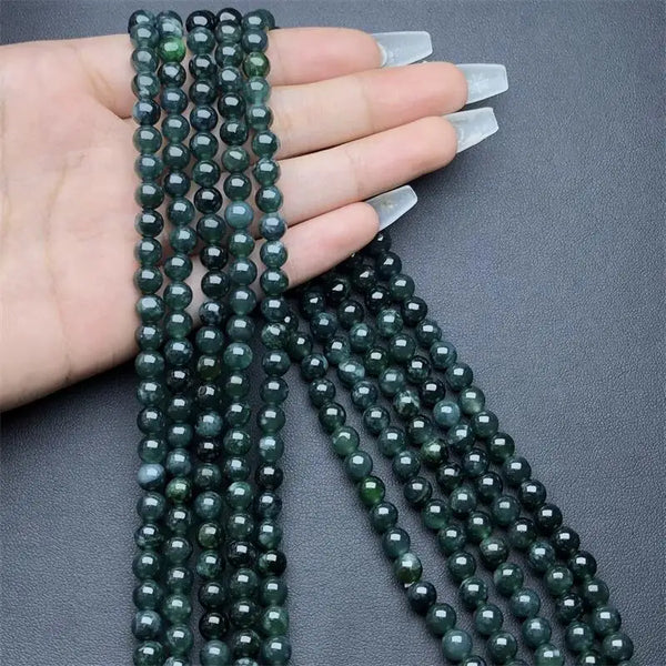 Blue Jadeite Wrap Bracelet-ToShay.org